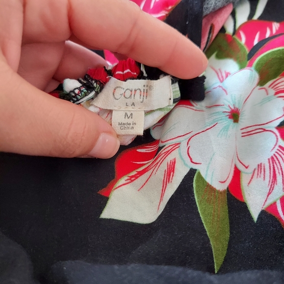 Tropical print playsuit- Women size- M - Picture 4 of 10